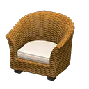 rattan armchair
