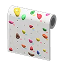 rock-climbing wall