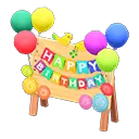 birthday sign