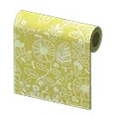 yellow intricate wall