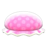 dotted shower cap