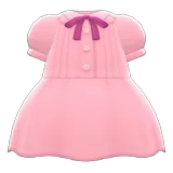 pintuck-pleated dress