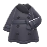 pleather trench coat