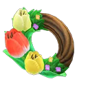 tulip wreath