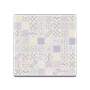 patchwork-tile flooring