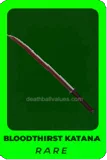 Bloodthirst Katana