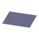 simple navy bath mat