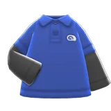 layered polo shirt