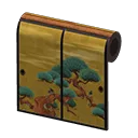 gold-screen wall