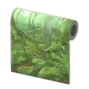 glowing-moss forest wall