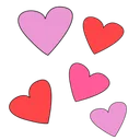 Doodle Hearts