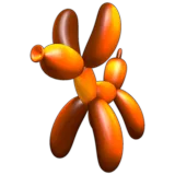Orange Balloon Animal