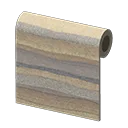 rammed-earth wall
