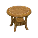 rattan end table