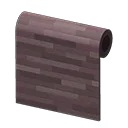 dark wooden-mosaic wall