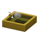 golden bathtub