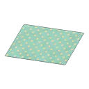 retro dotted rug