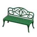 iron garden bench