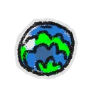 Blue And Green Marble