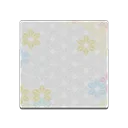hexagonal floral flooring