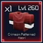 Crimson Patterned Haori