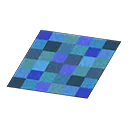 blue blocks rug