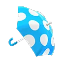 blue dot parasol