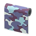 blue camo wall