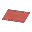 red wedding rug