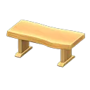 wood-plank table