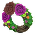 dark rose wreath