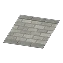 gray brick rug