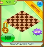 Giant-Checkers Board