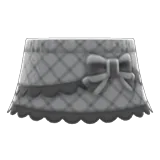 tweed frilly skirt