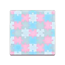 purple puzzle flooring