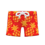 pineapple aloha shorts