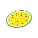 yellow watermelon rug