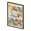 framed art poster