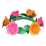 cute rose crown