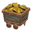 gold-nugget mining car