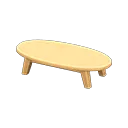 wooden low table