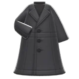 long pleather coat