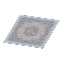 elegant blue rug