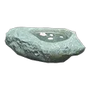 cherry-blossom pond stone
