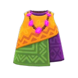 tropical cut-and-sew tank