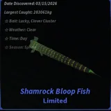 Shamrock Bloop Fish