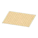 ivory simple bath mat