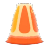 orange dress