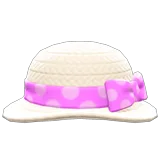 ribboned garden hat