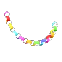 paper-chain ceiling garland